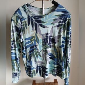 Womens Hang Ten UPF 50 Swim Zip Pocket Size XL